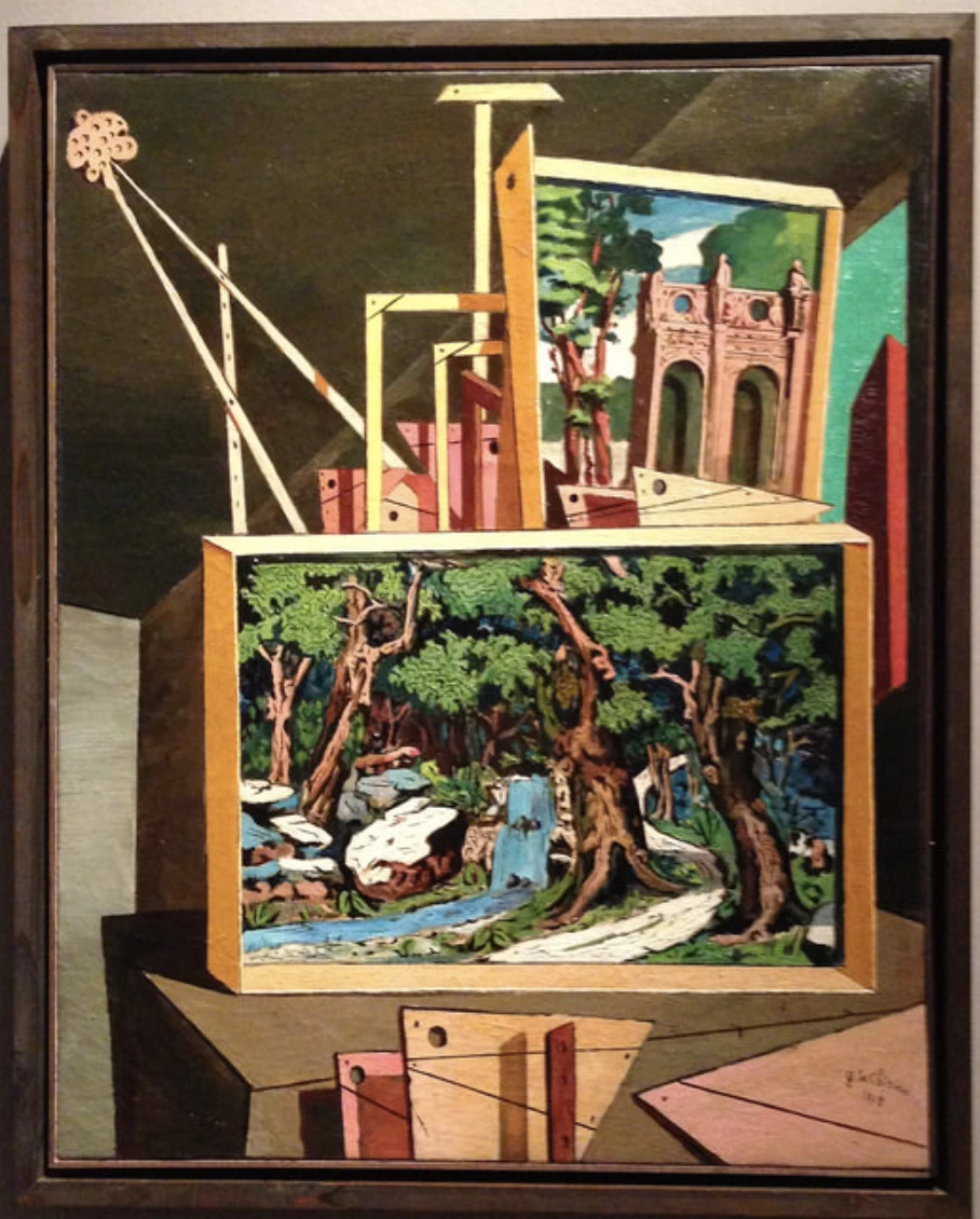 Giorgio De Chirico - Interno metafisico, Banca Intesa San Paolo